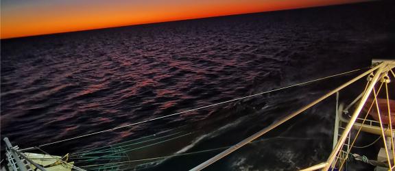 Sunset in Northern Prawn Fishery