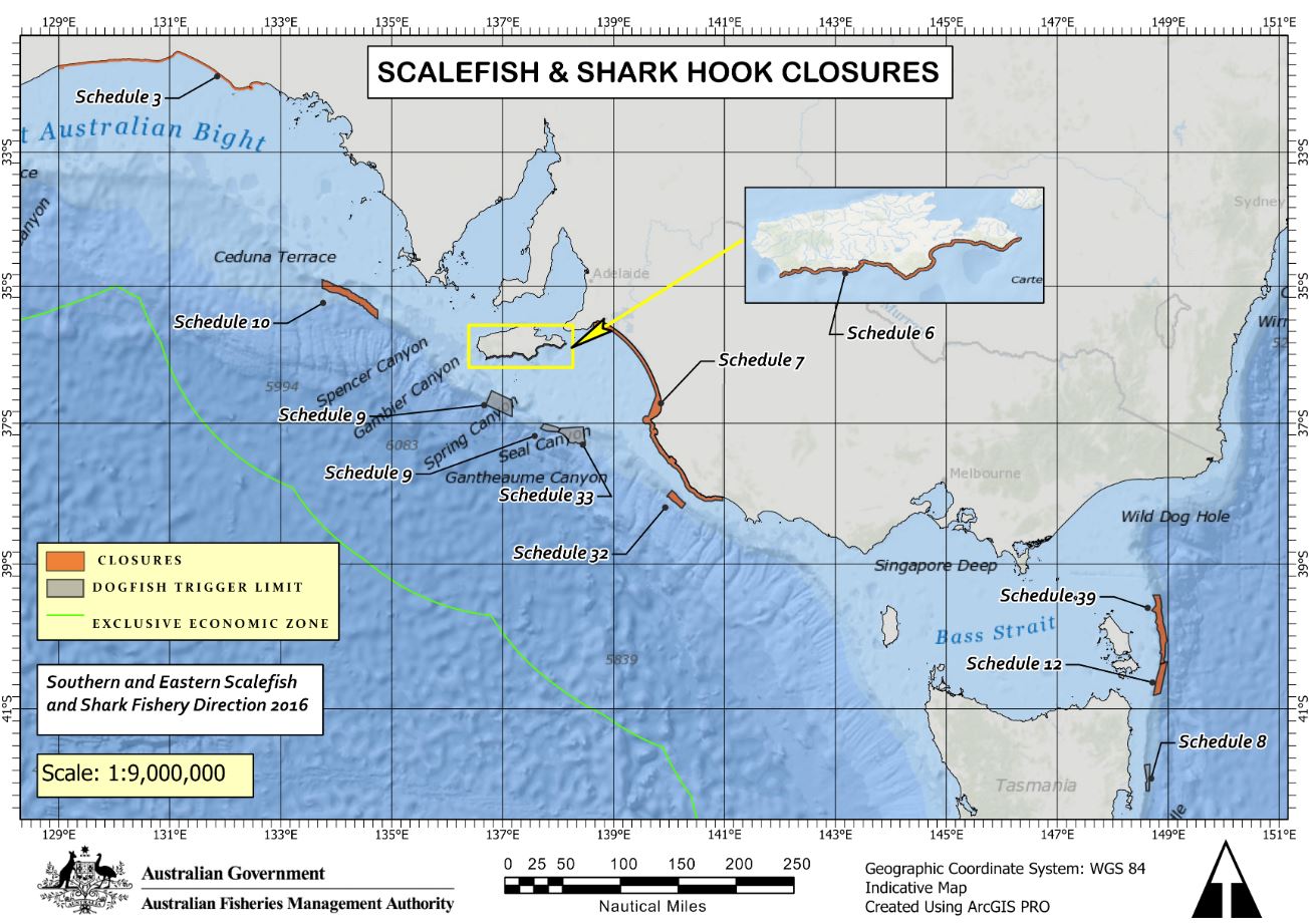 Scalefish and Shark Hook Closures map