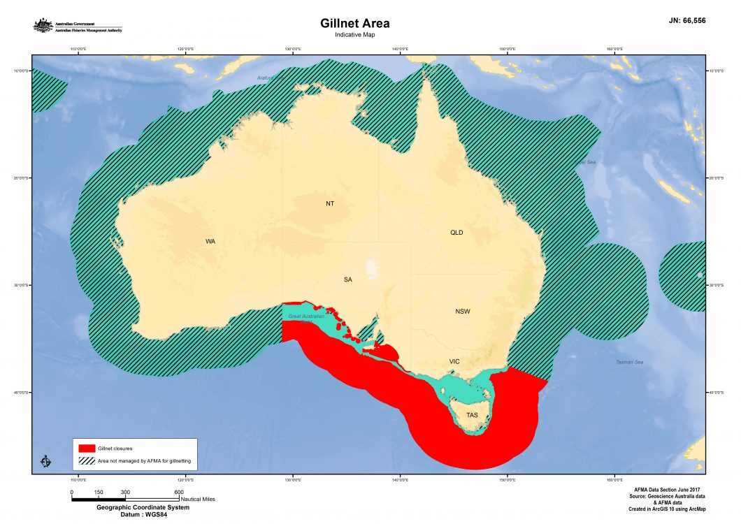 Gillnet area map