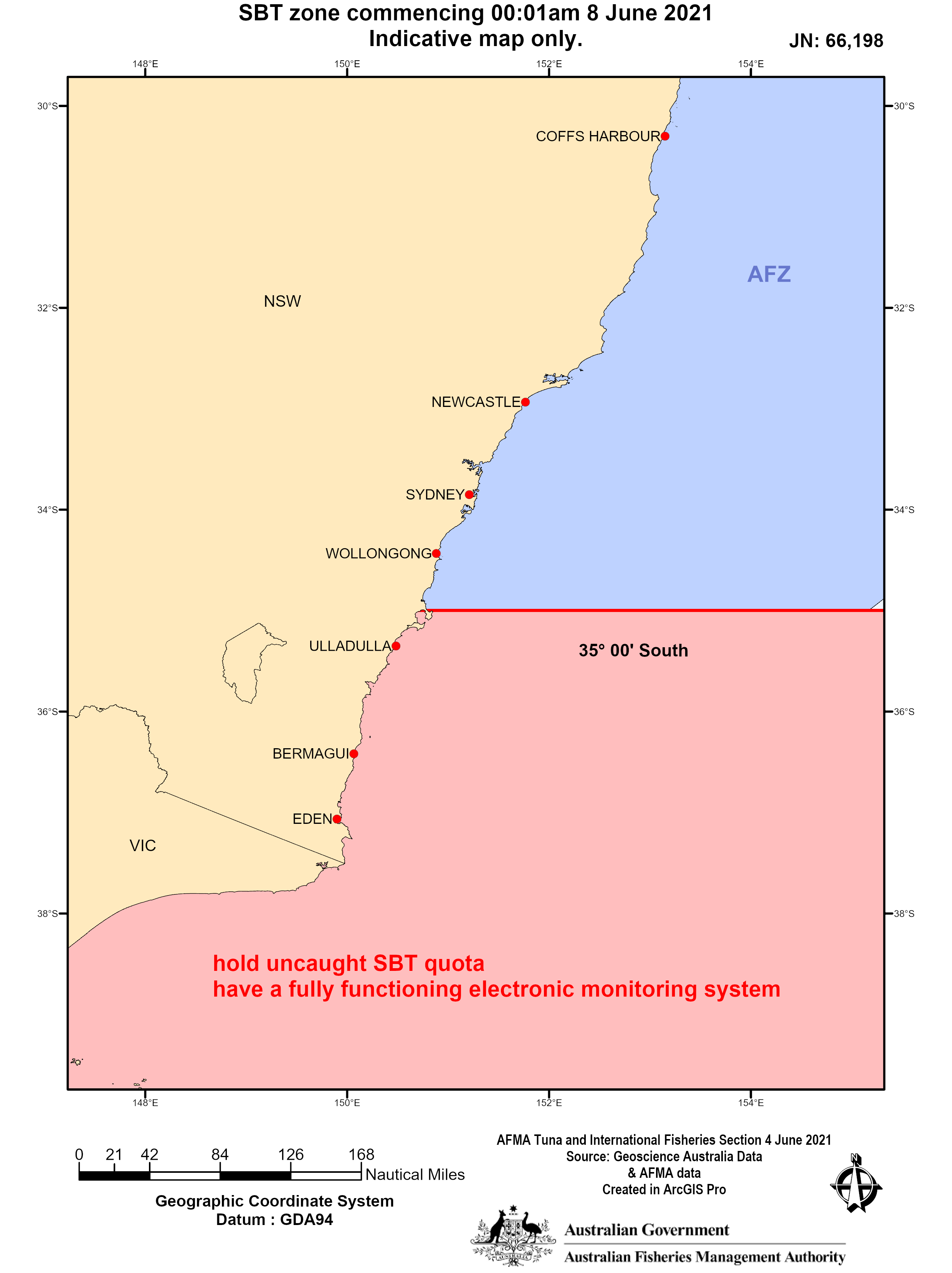 SBT Zone 2021 Map