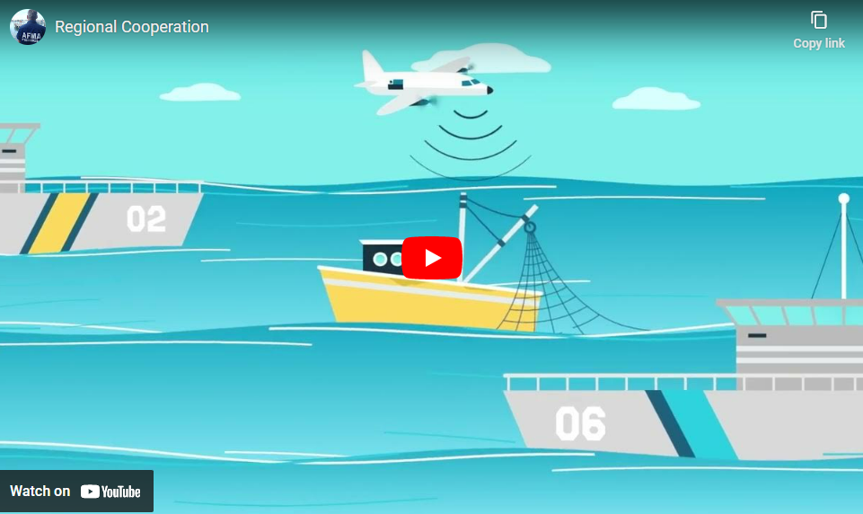 The animation outlines how regional cooperation deters IUU in the Pacific, particularly outlining Australia’s engagement in regional initiatives and programs.