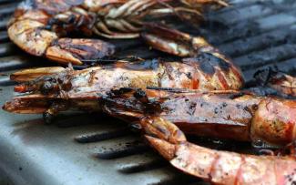 BBQ prawns