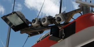 Electronic monitoring camera