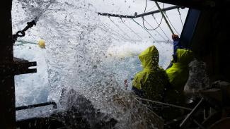 Image of Cold rough southern ocean - Edmund Freeman. Vessel - Isla Eden