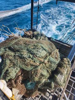 A five tonne ghost net