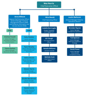 AFMA organisational structure