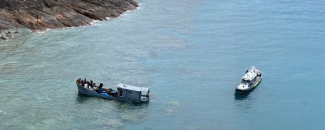 Apprehension of an illegal fishing vessel in Australian waters