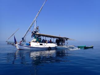 Illegal fishing boat