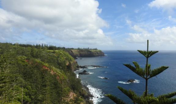 Norfolk Island peninsula landscape